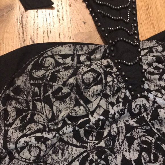 Free People Dress with beaded necktie - Picture 2 of 5